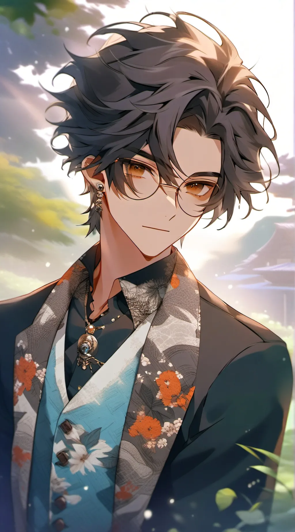 ai character: Albert  background