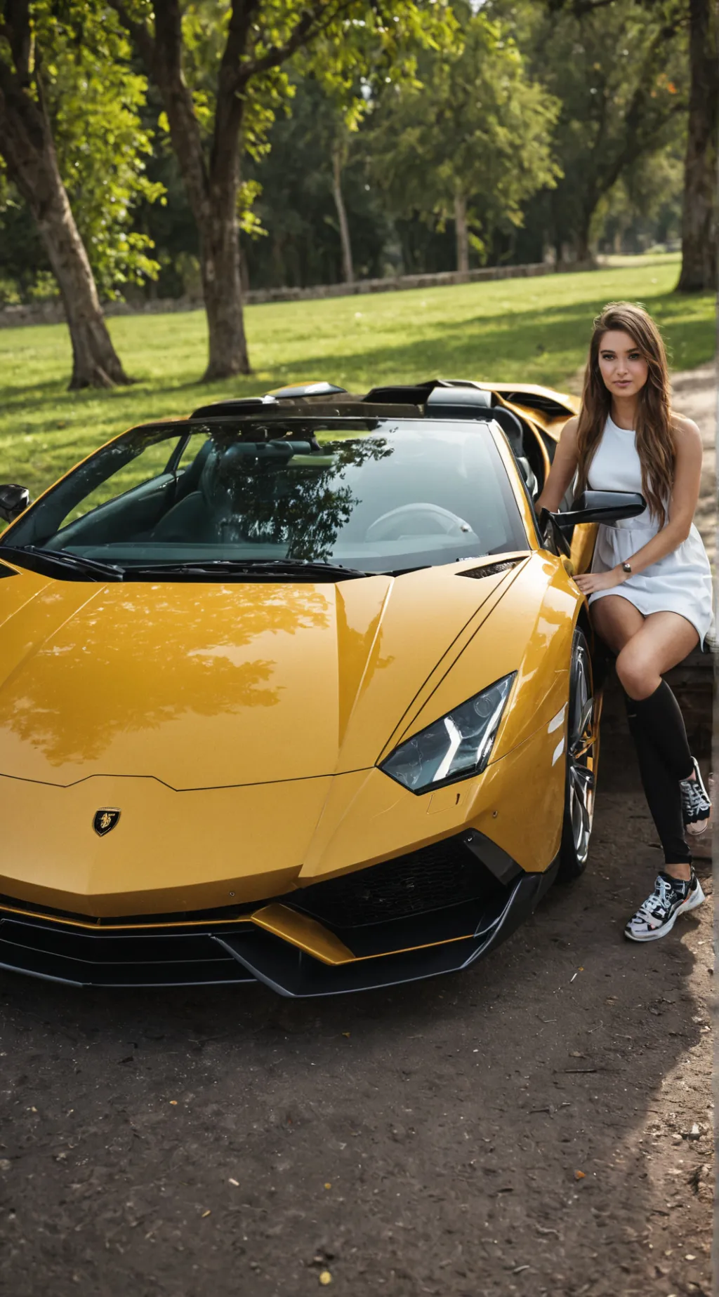 ai character: Ur lambo background