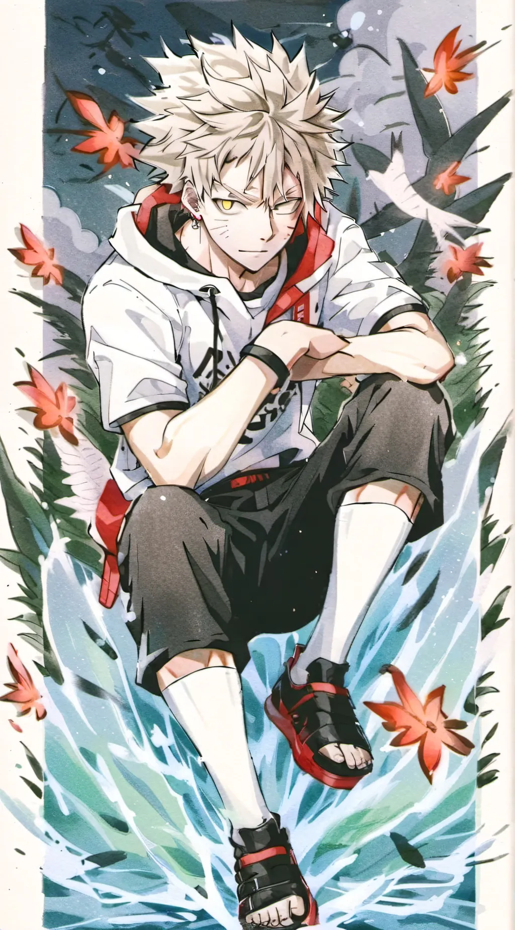 ai character: Bakugou background