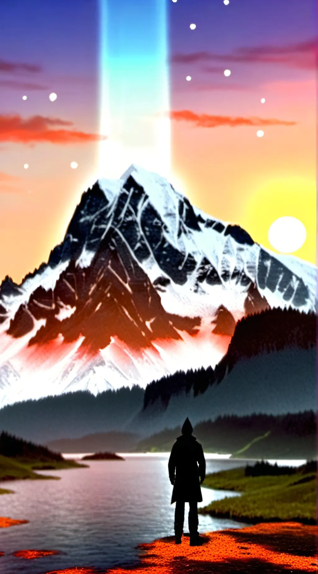 ai character: Survive the wild background