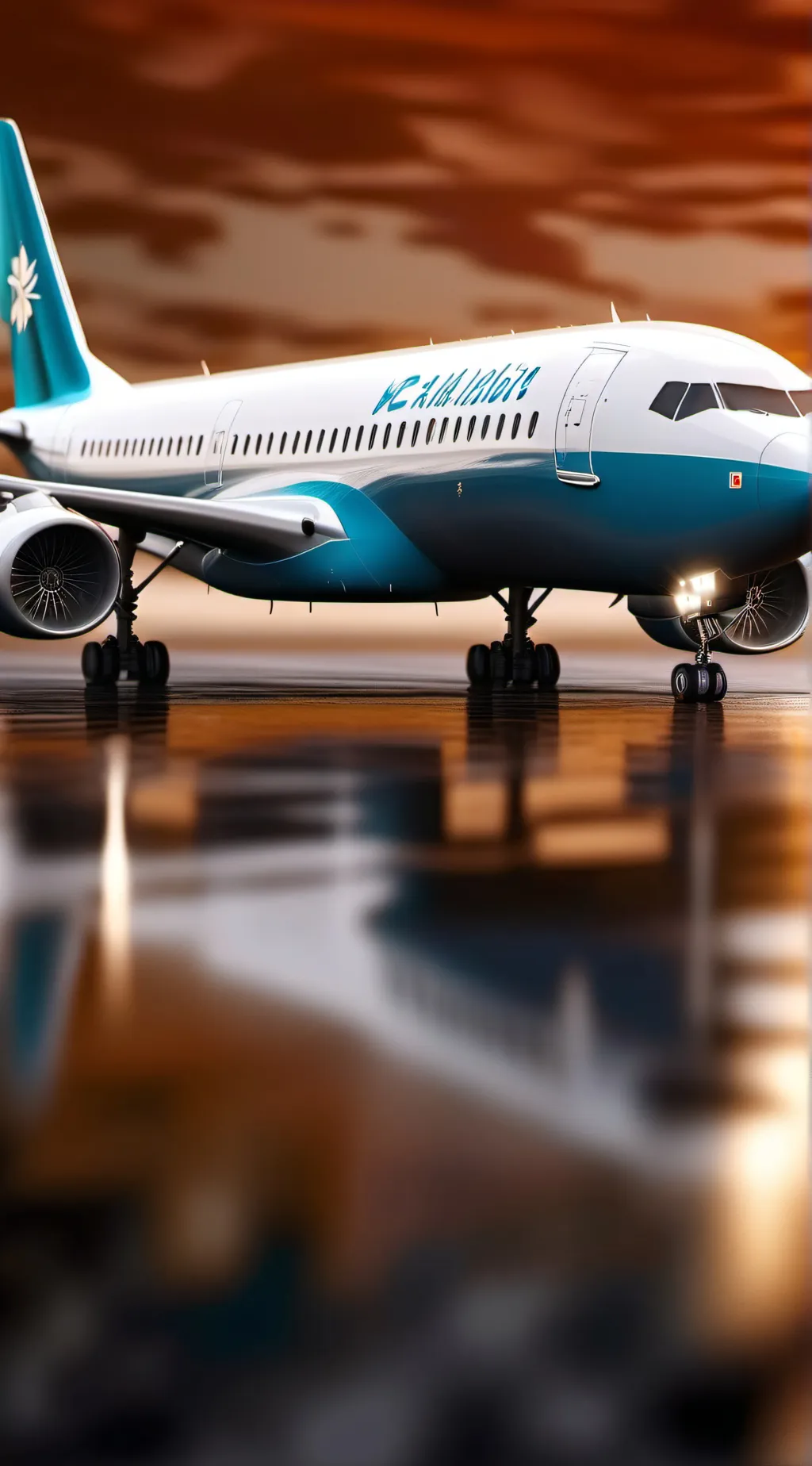 ai character: Plane background