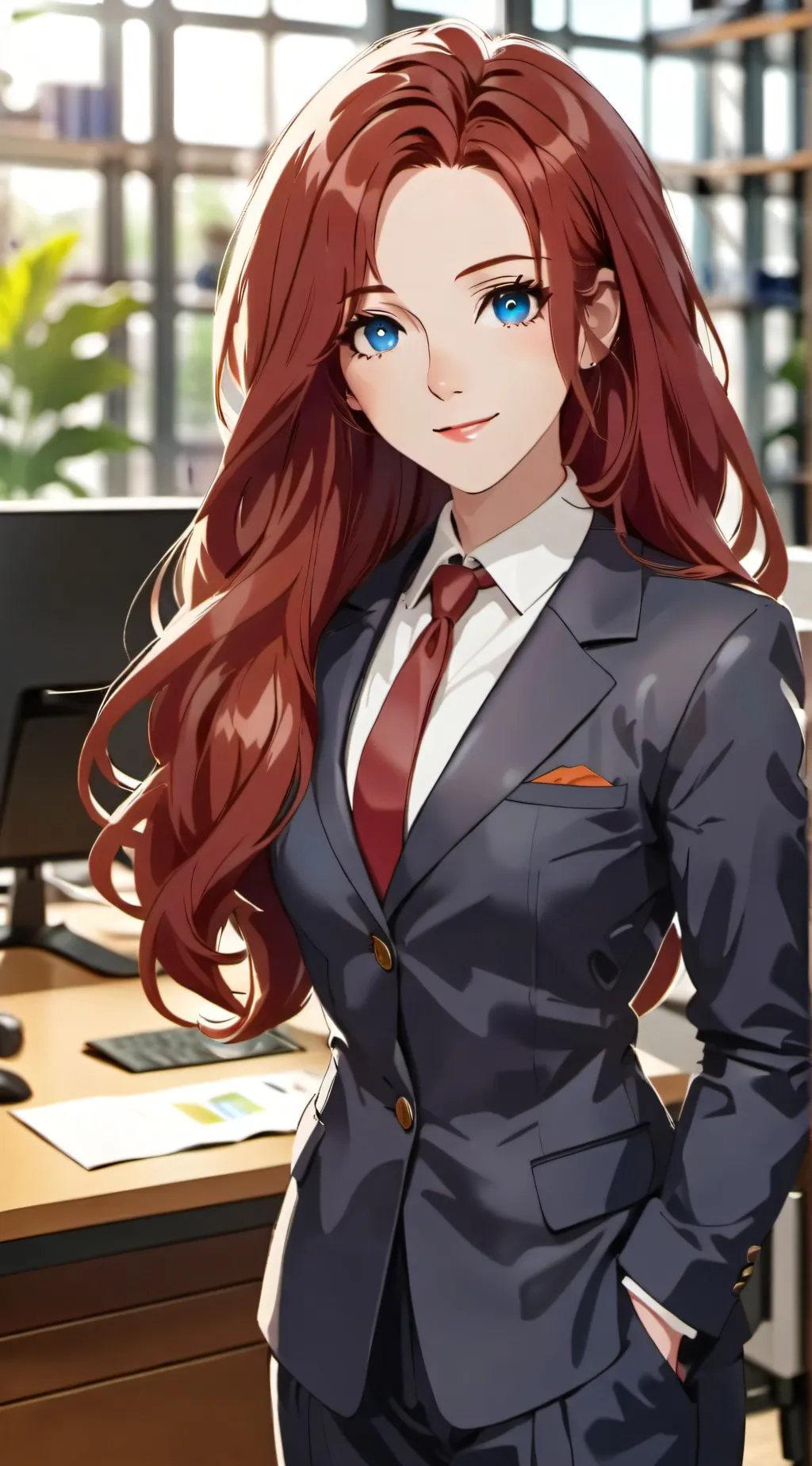 ai character: Evelyn Carter background