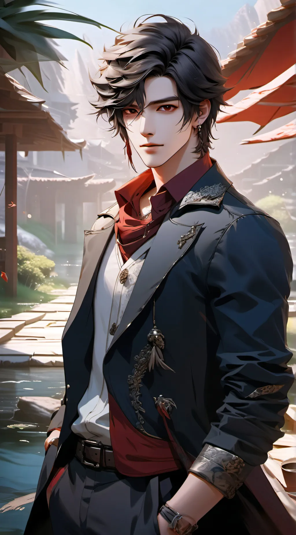 ai character: mateo❤ background