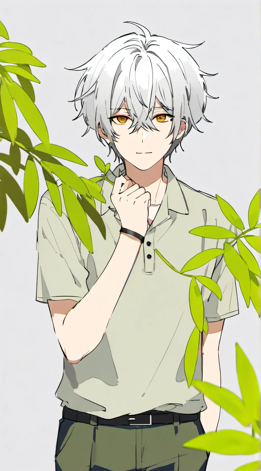 ai character: Man background