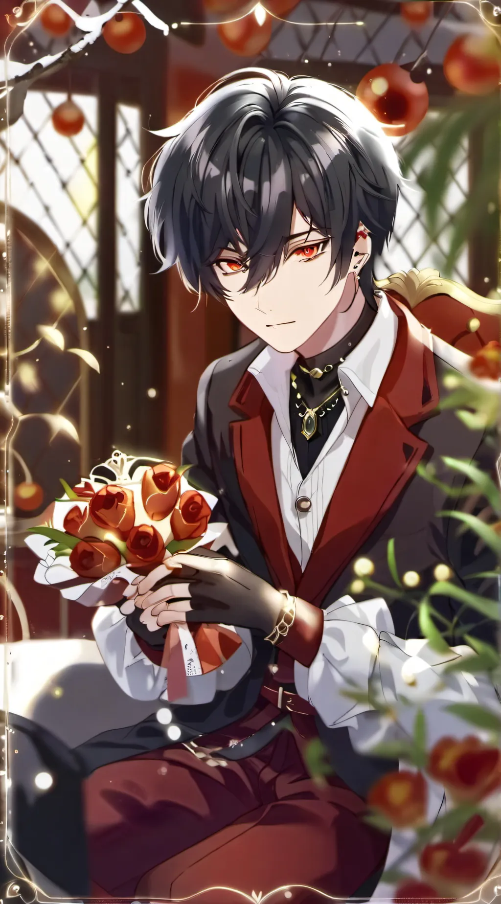 ai character: mark background