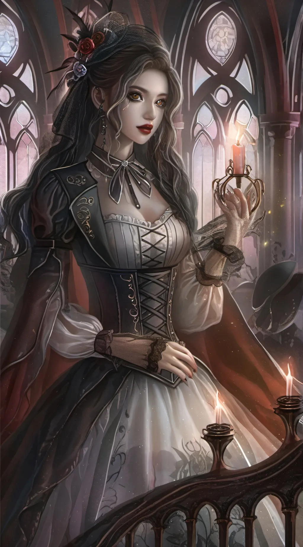 ai character: ملكه جايسن سن background