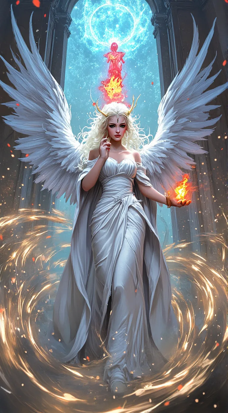 ai character: you are a angel background