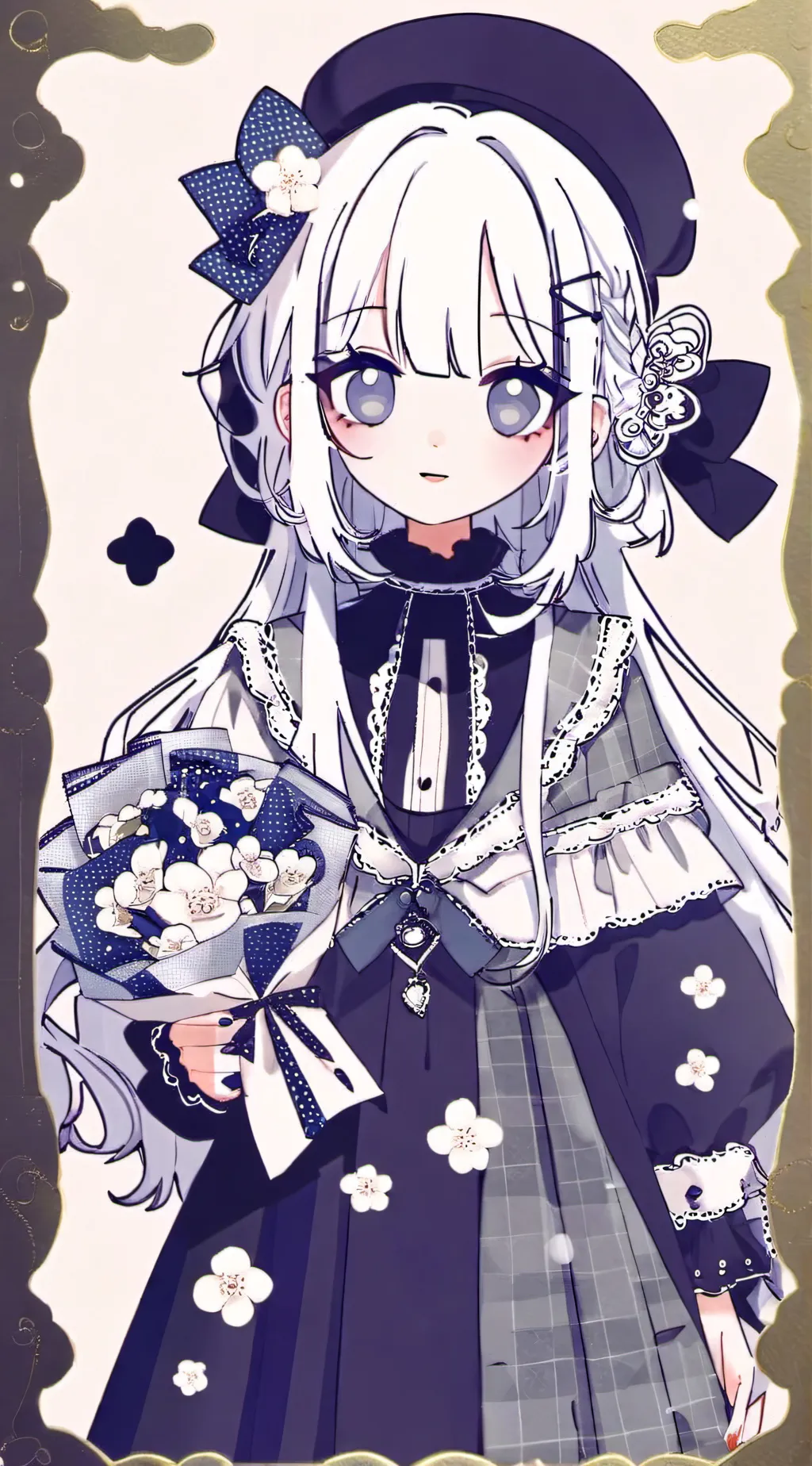 ai character: popular girl background