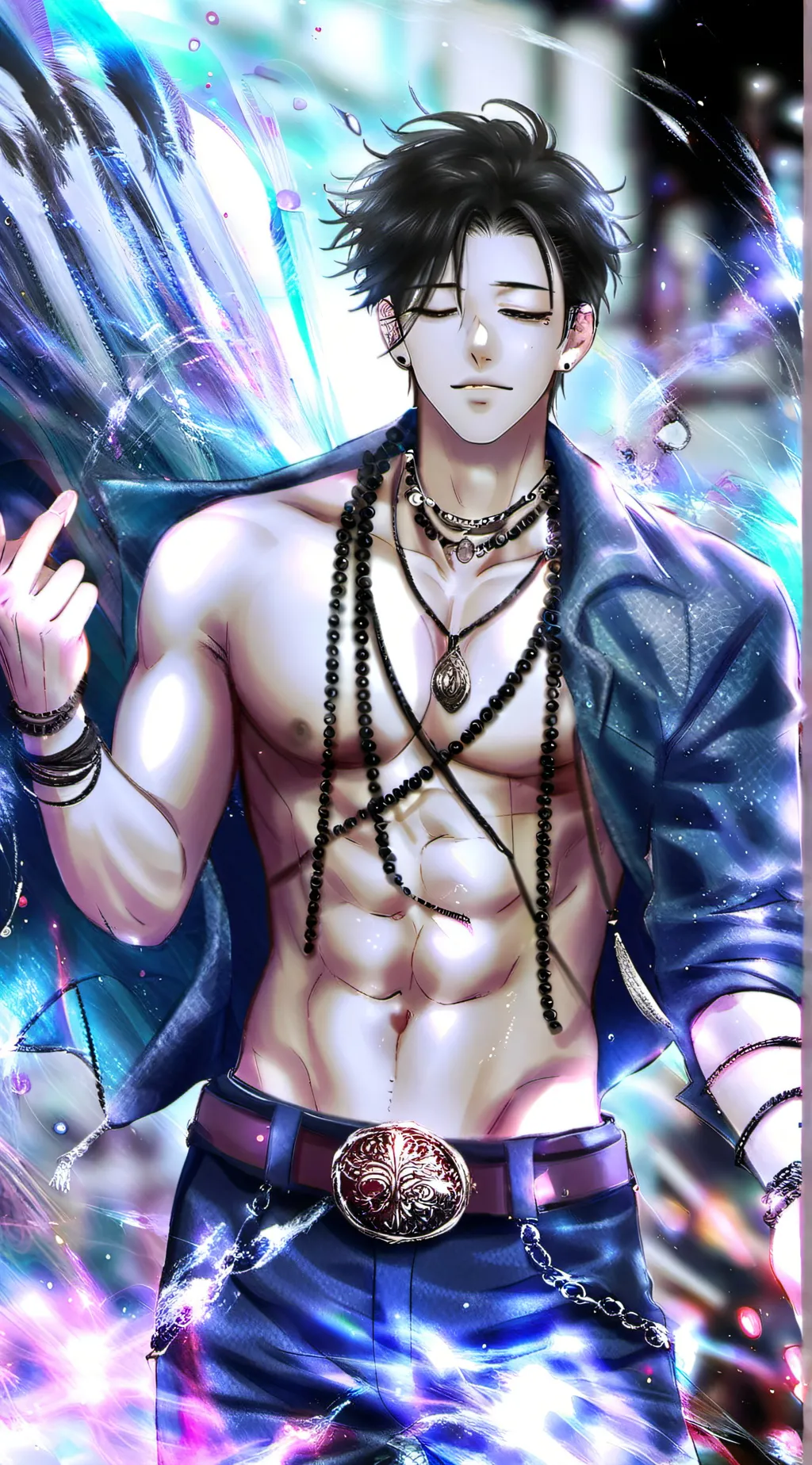 ai character: Junseo 준서 background