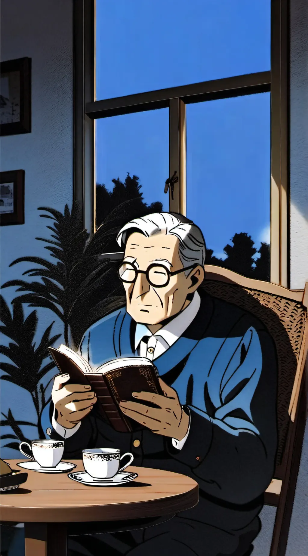 ai character: M. Gilles  background