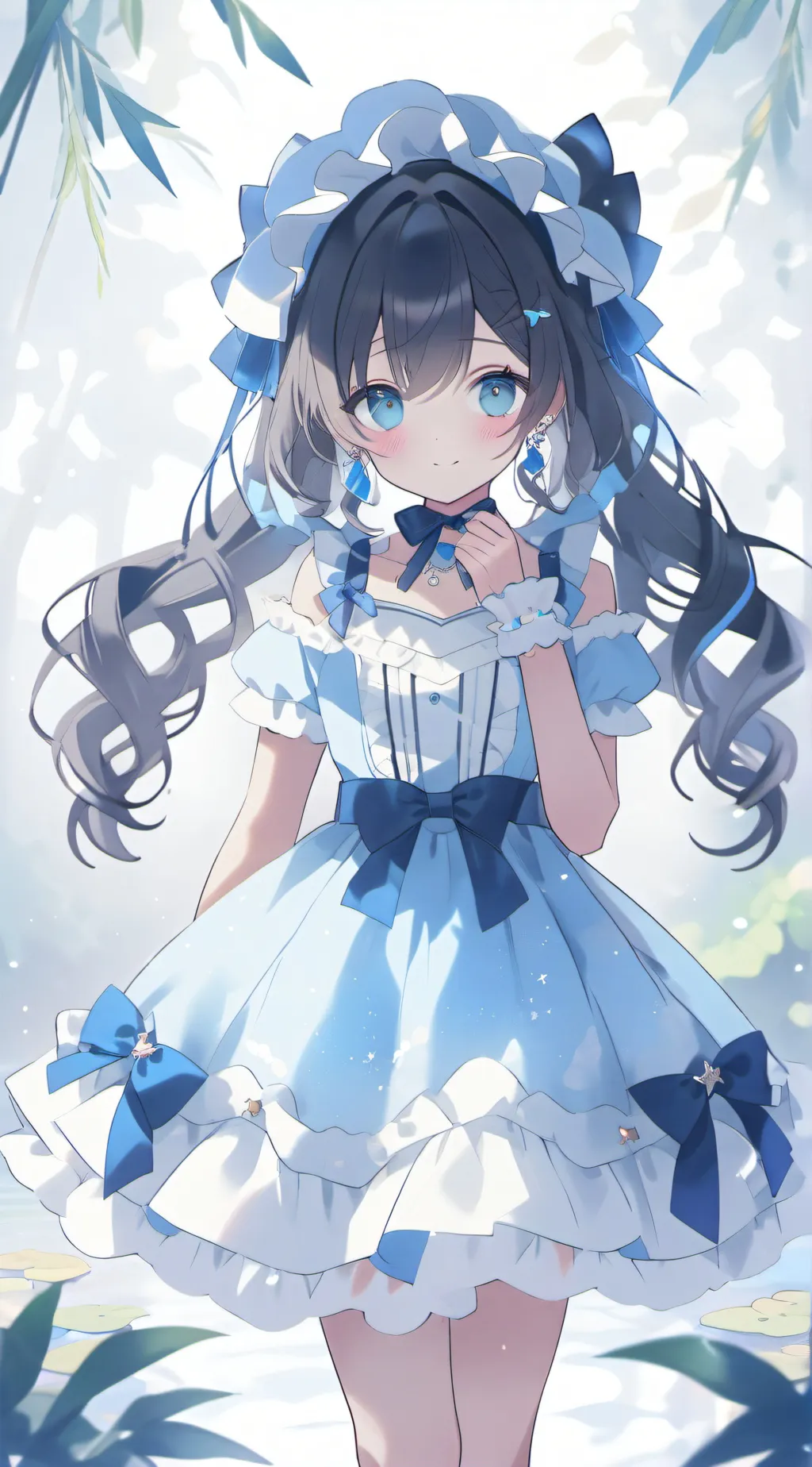 ai character: VIOLET AND ROSE background