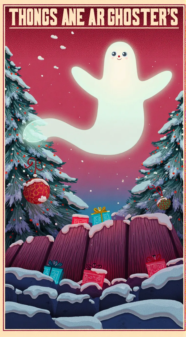 ai character: JJK CHRISTMAS  background