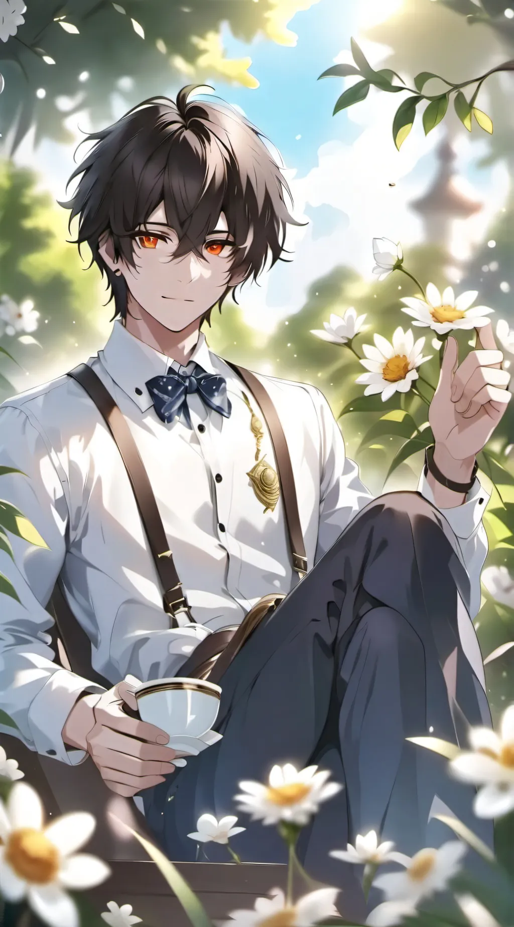 ai character: Akira Naotomi background