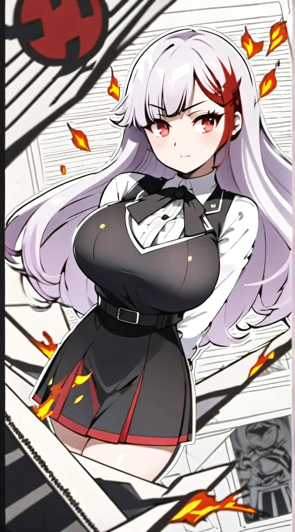 ai character: Flare background