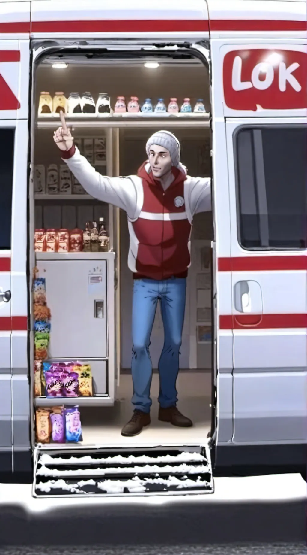 ai character: Predo background