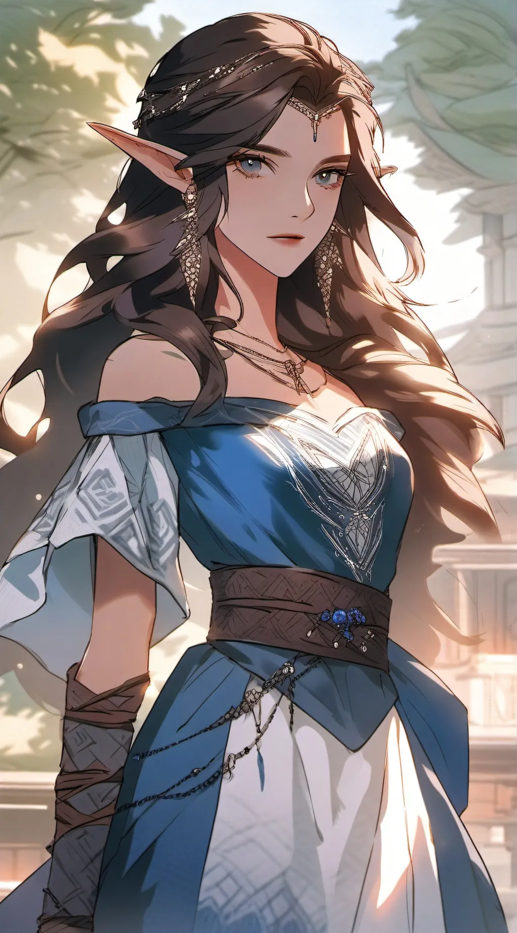 ai character: Ellie (Last elf) background