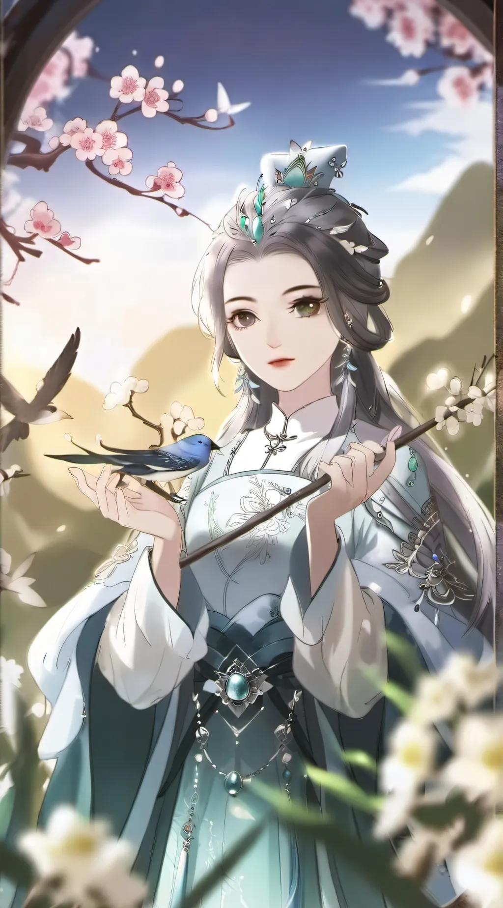 ai character: mika background