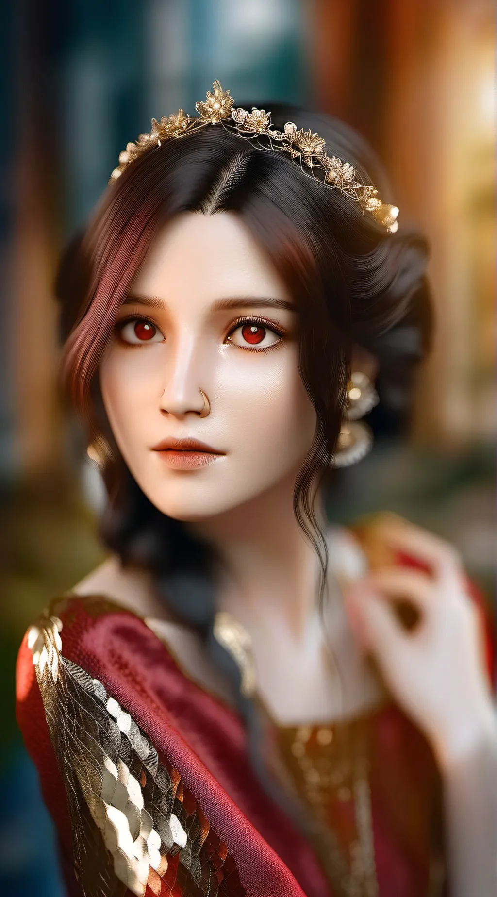 ai character: U vs sister background