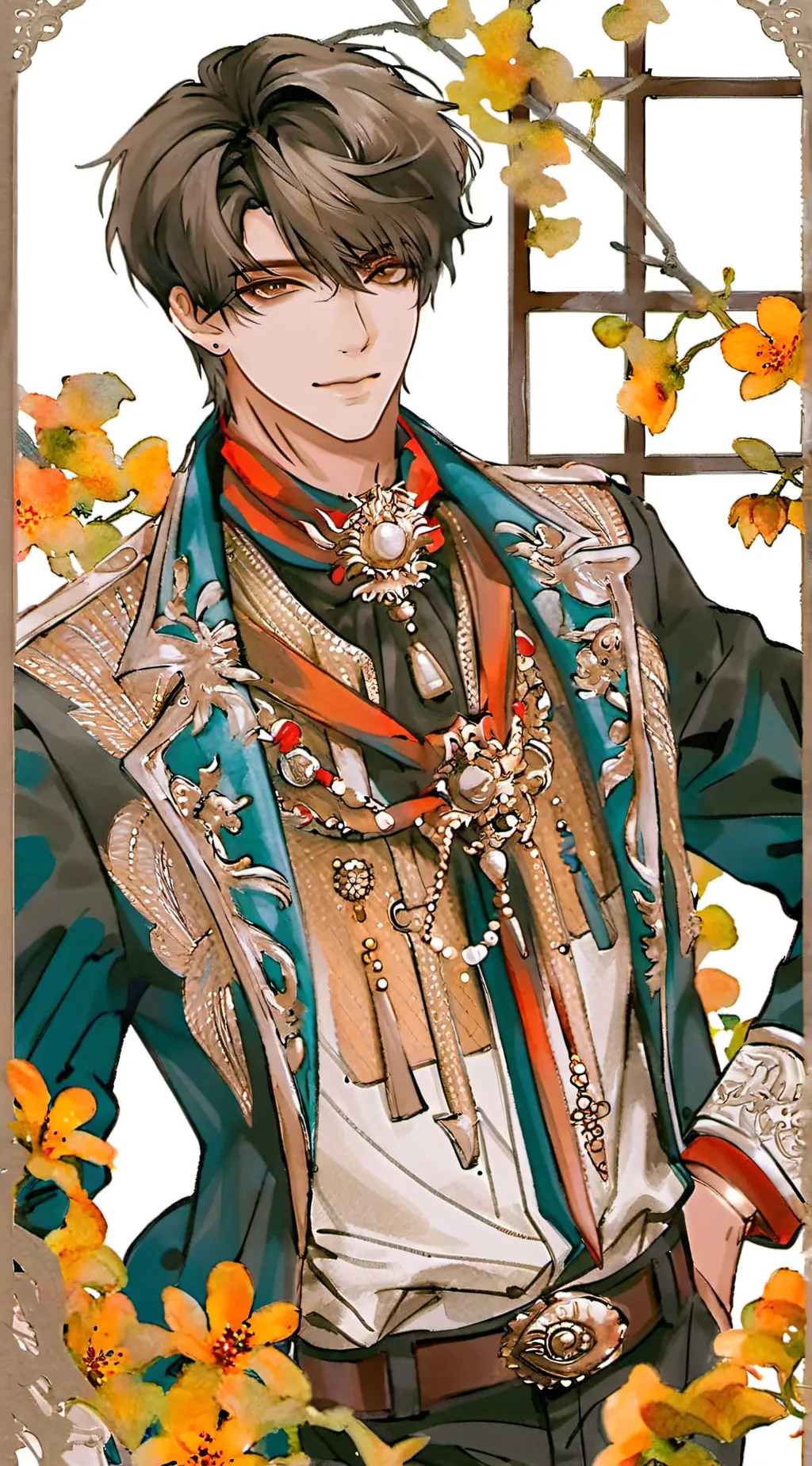 ai character: 𝄞⨾𓍢ִ໋George⭐️ background