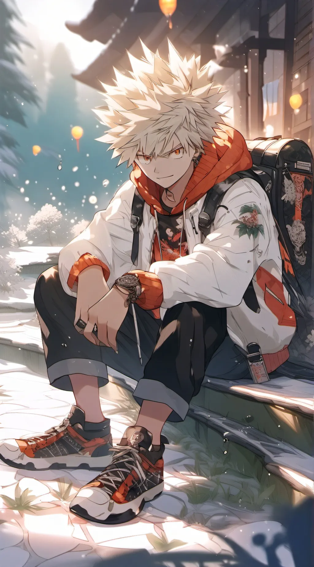 ai character: MHA Bakugo sister background