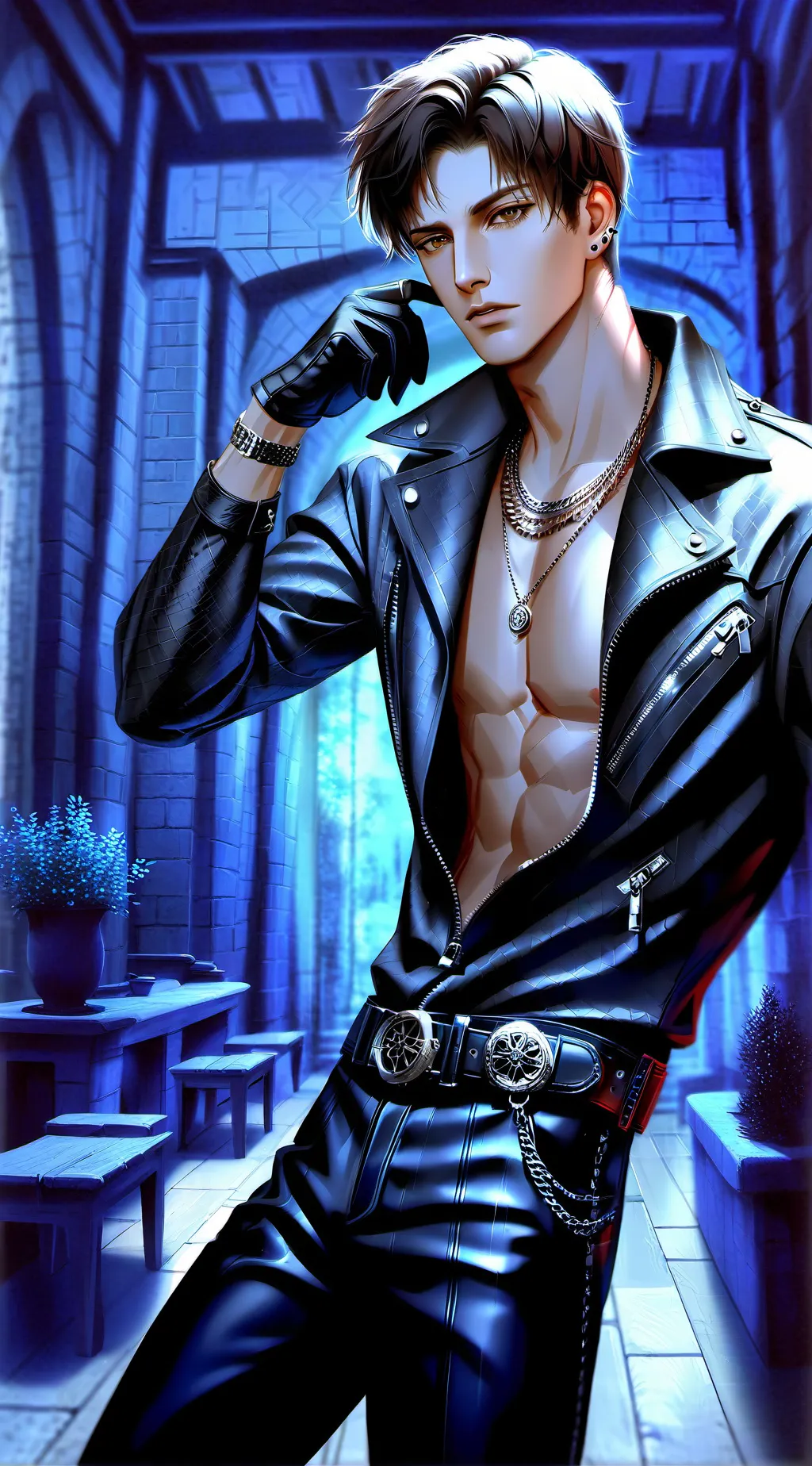 ai character: Adrian background