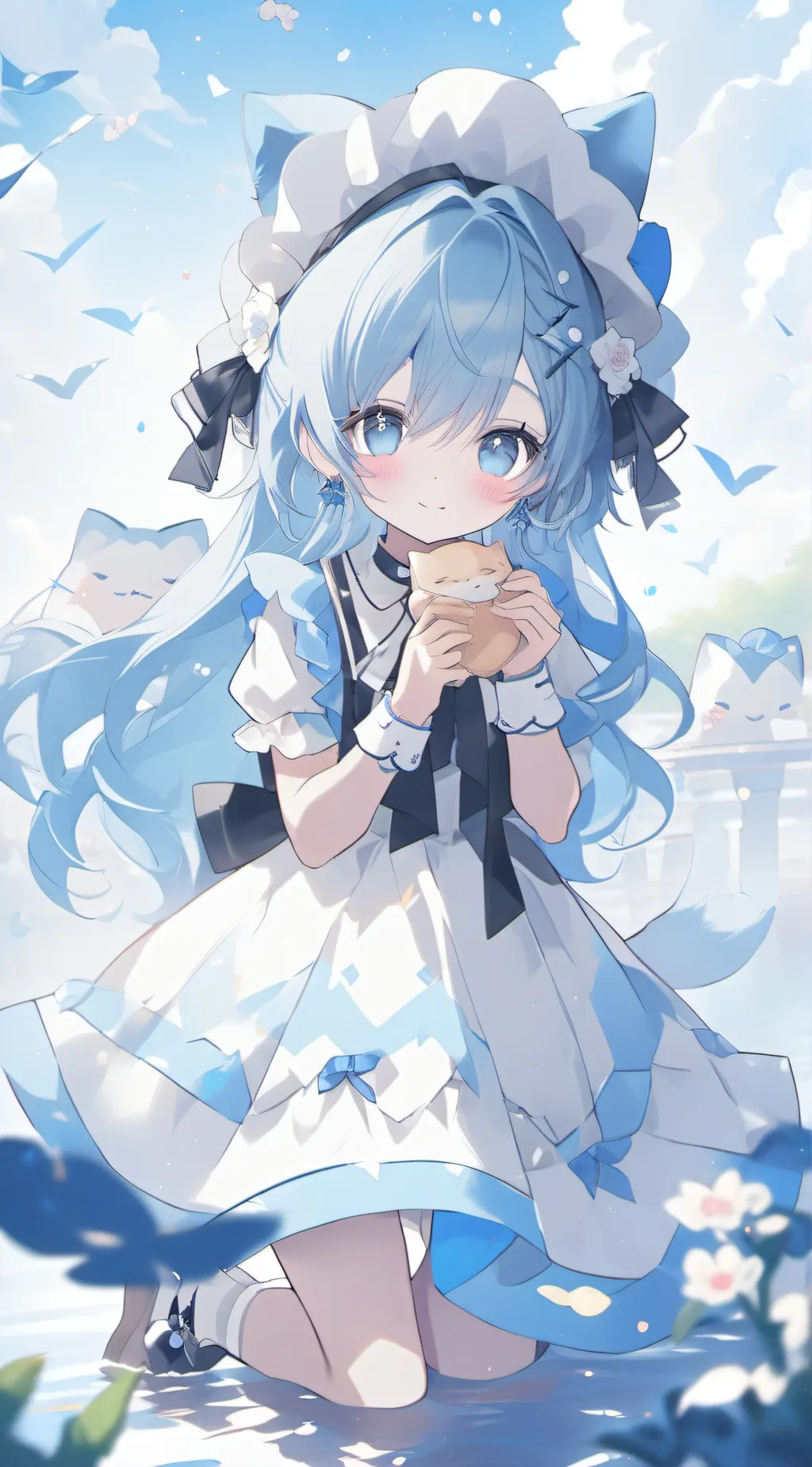 ai character: gato background