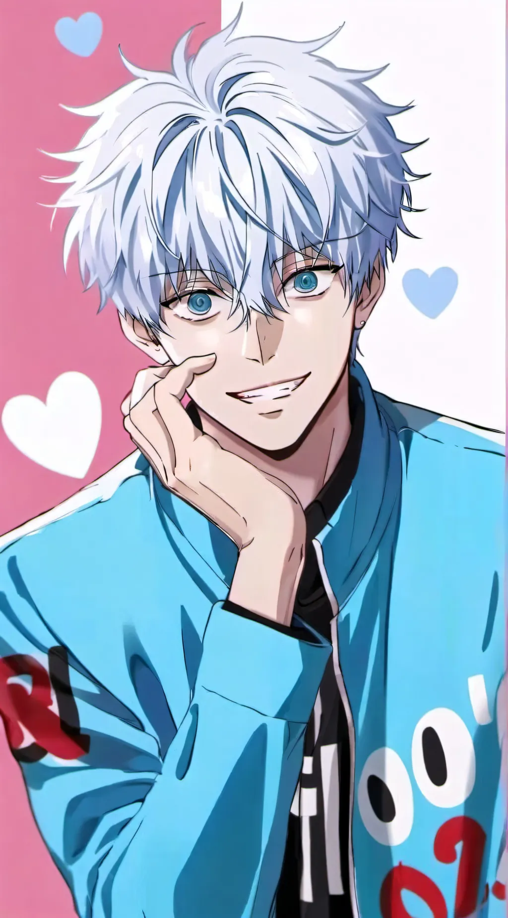 ai character: GOJO’S BDAY PARTY background