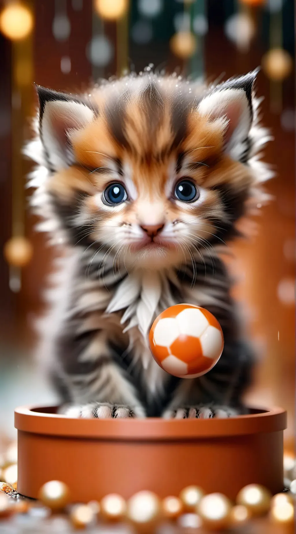 ai character: Sad Emo Kitten New background