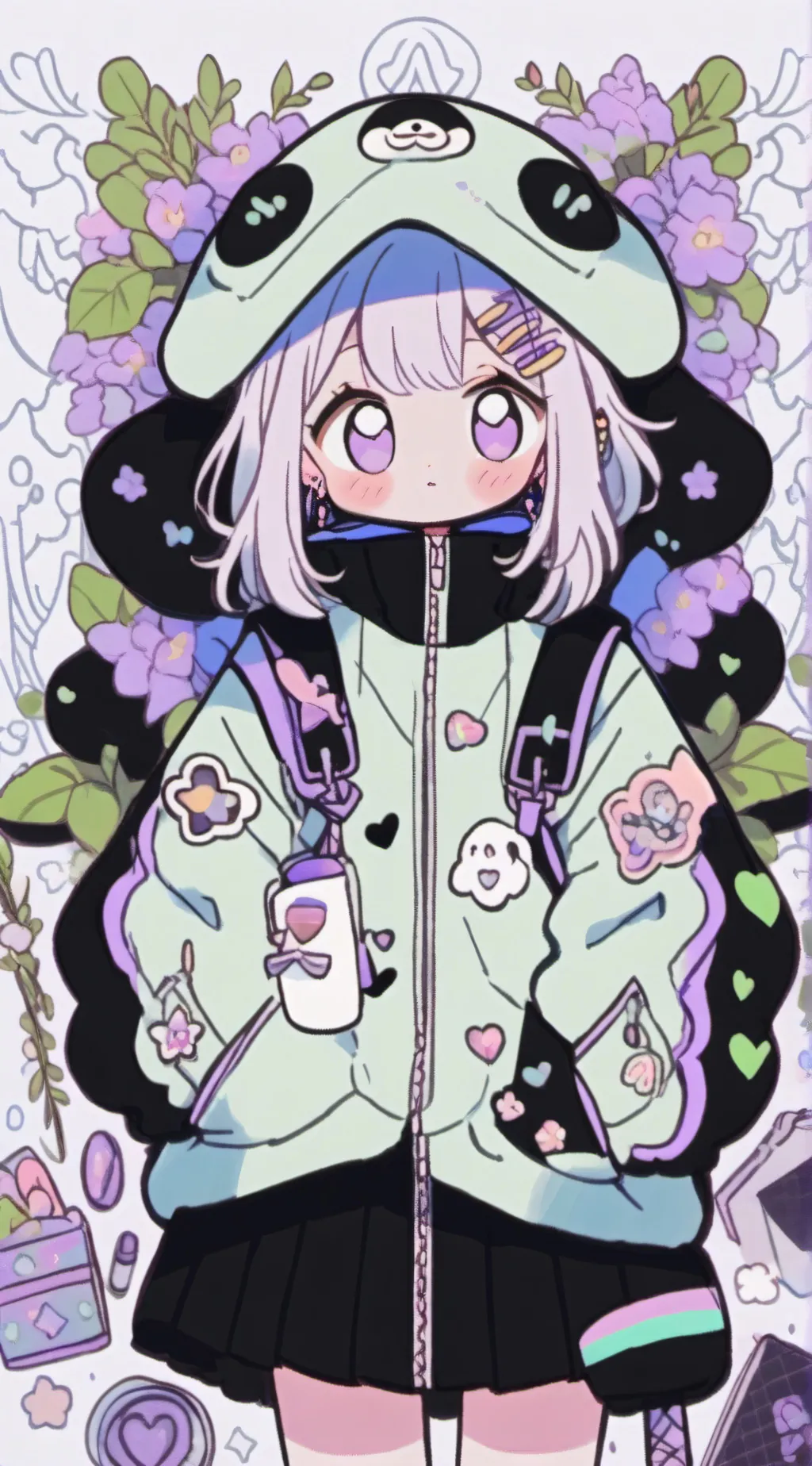 ai character: MHA after war  background