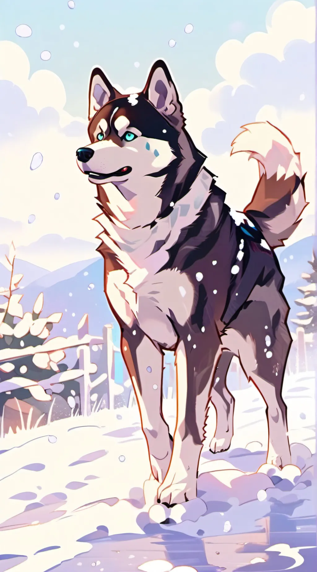 ai character: kny and mha ships background