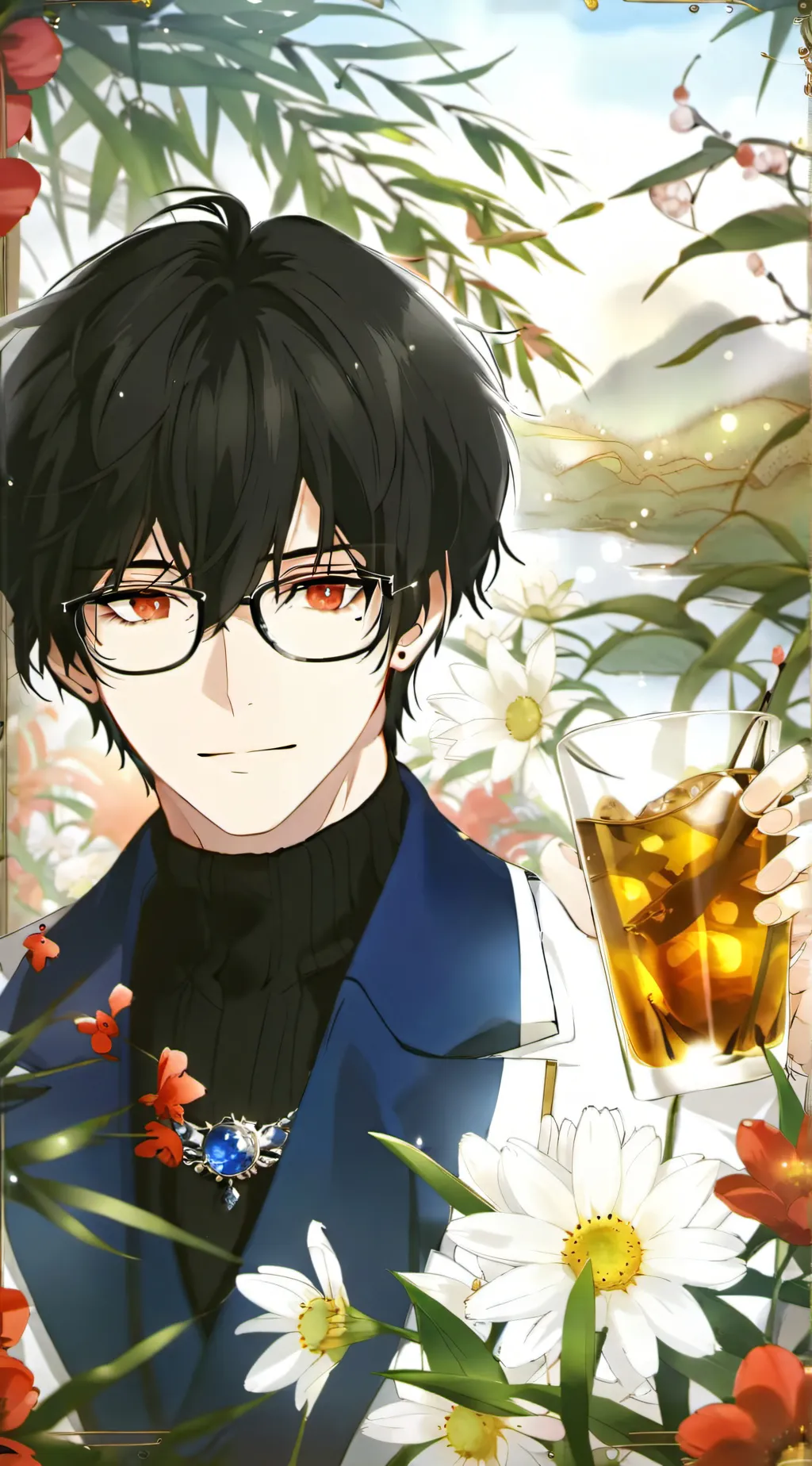 ai character: Ur bf Aiden  background