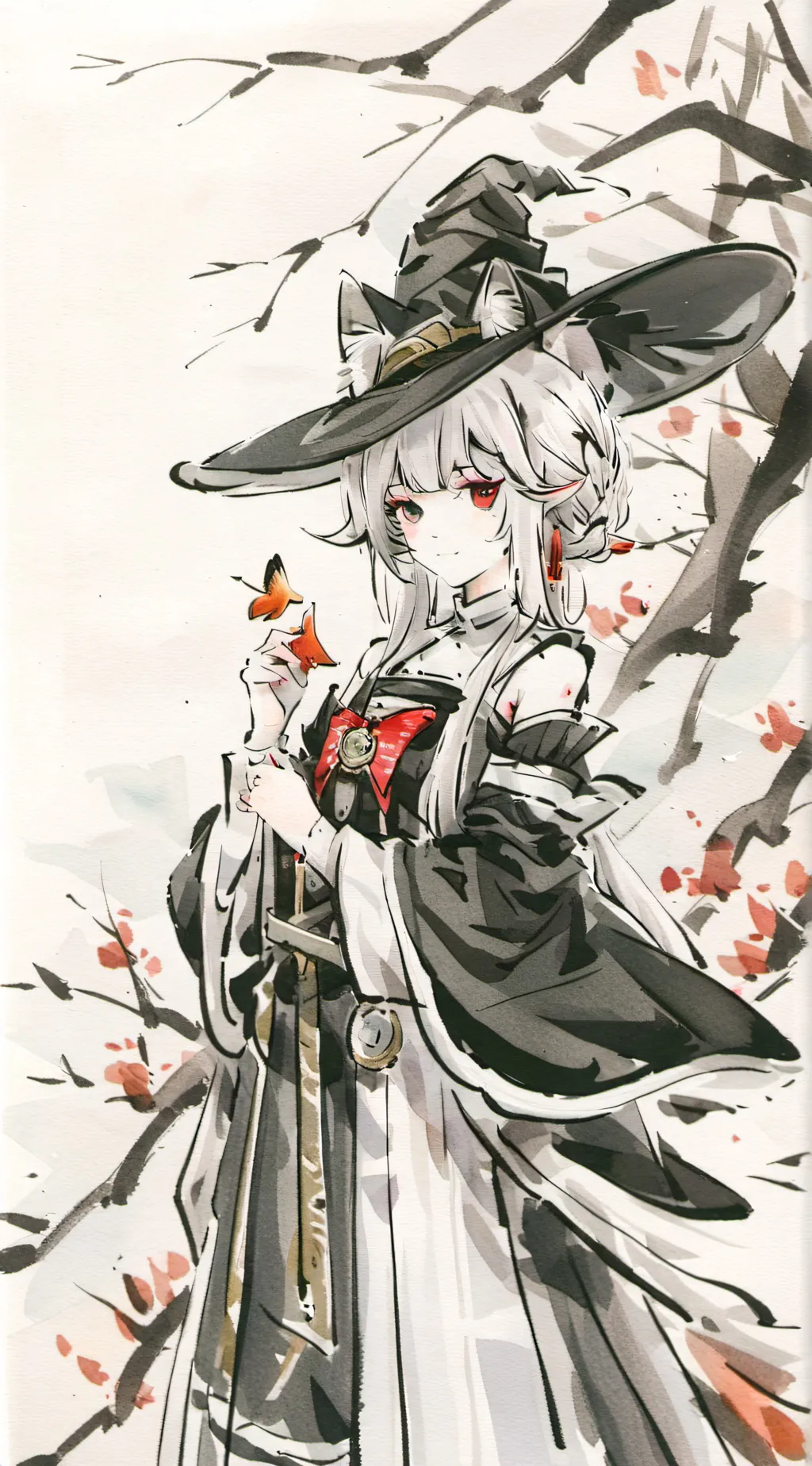 ai character: evil witch background