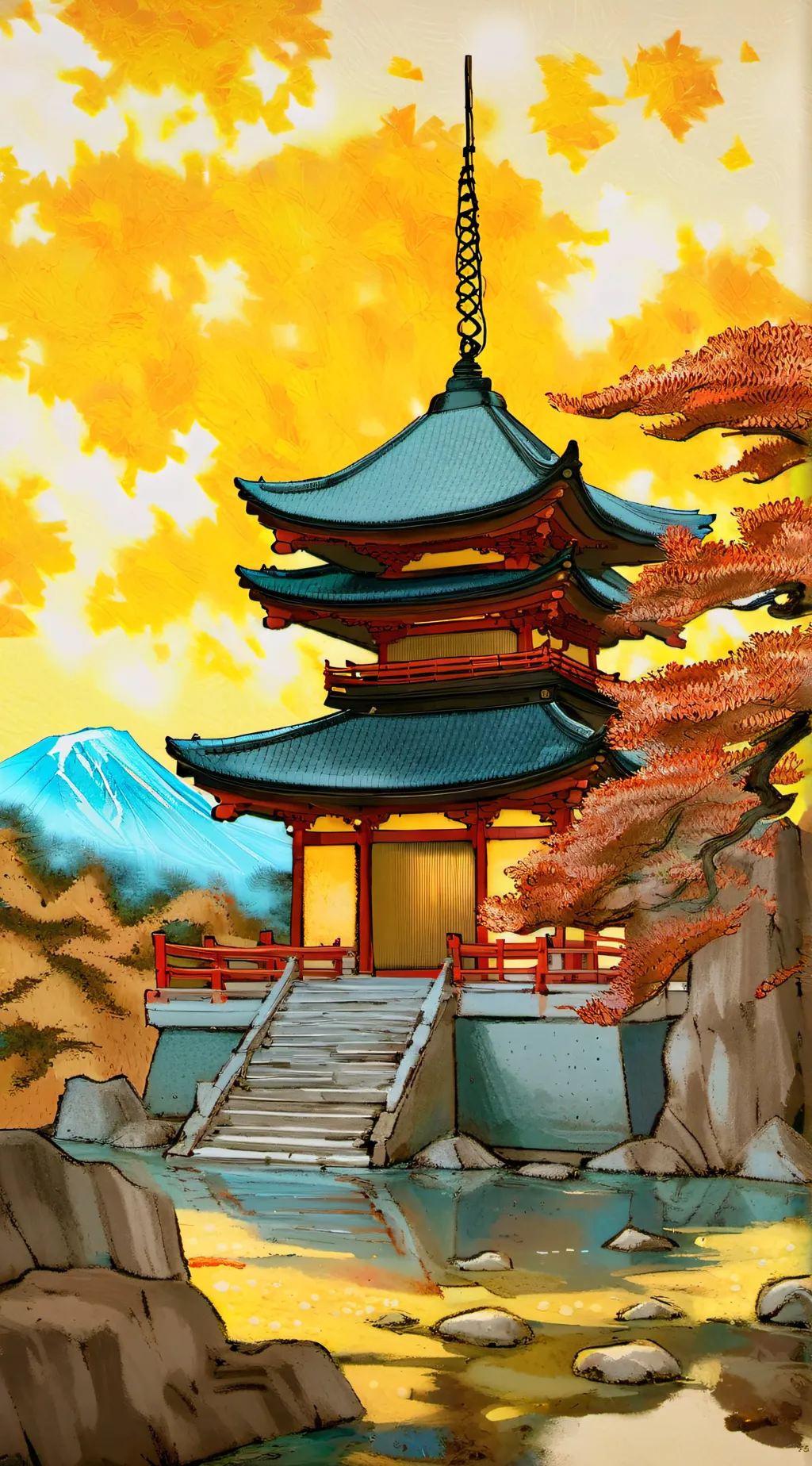 ai character: f.s.h japan background