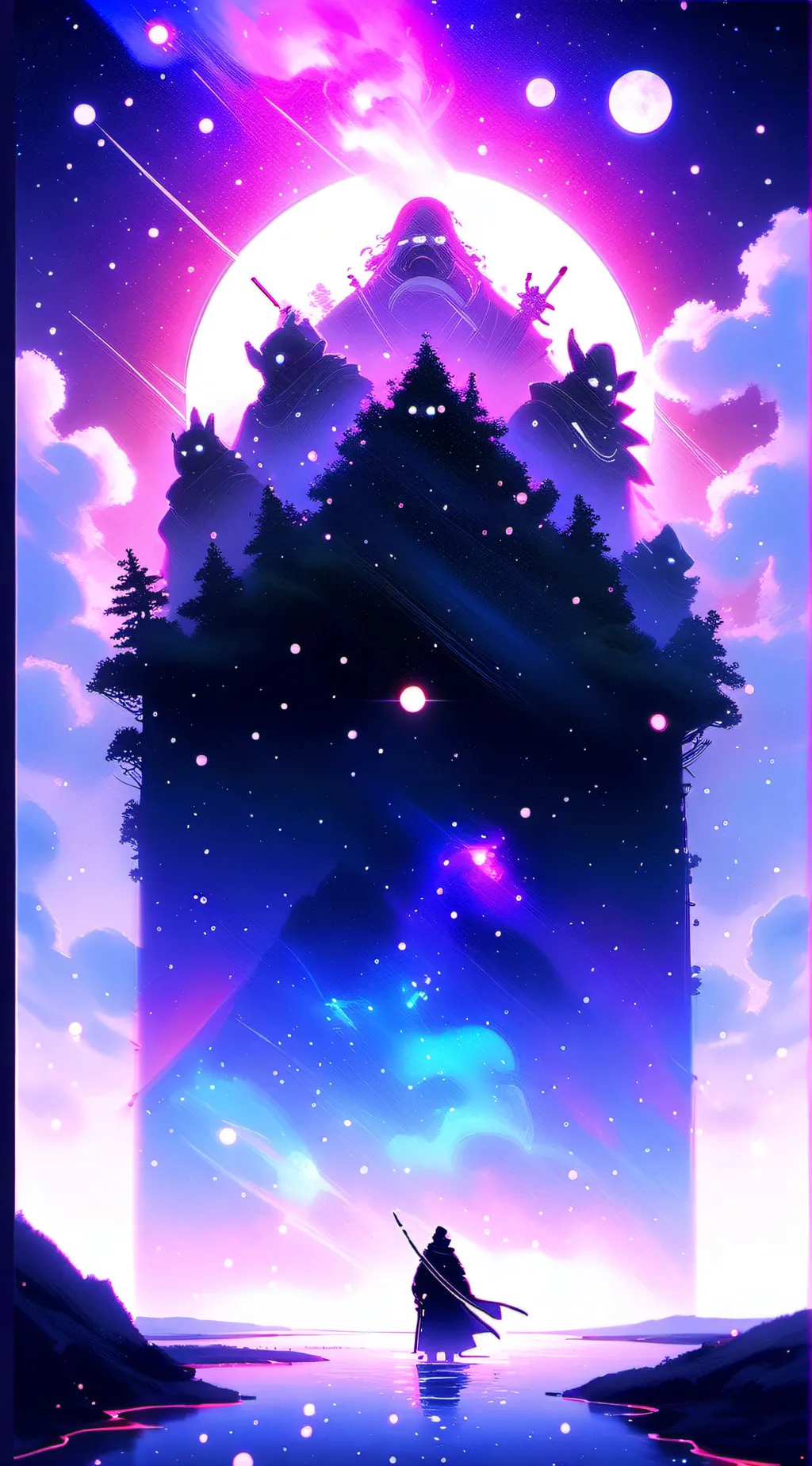 ai character: wenda Loves grey background