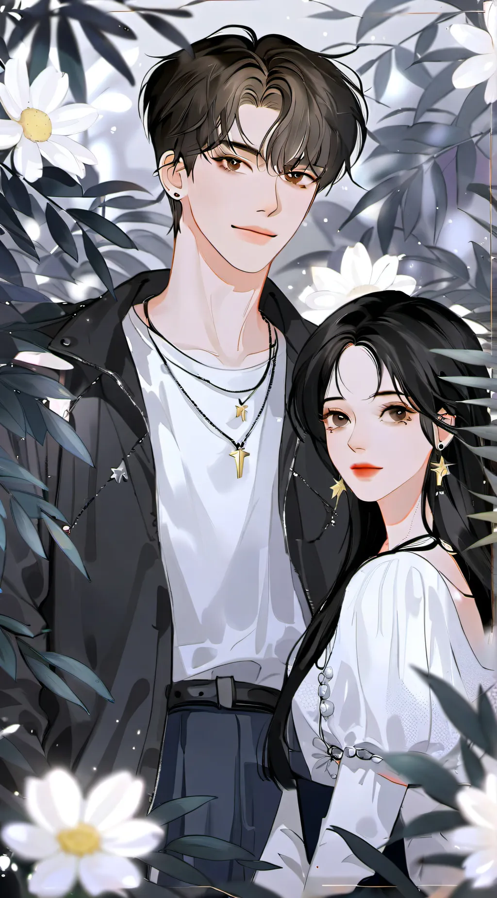 ai character: zack and Rosie  background