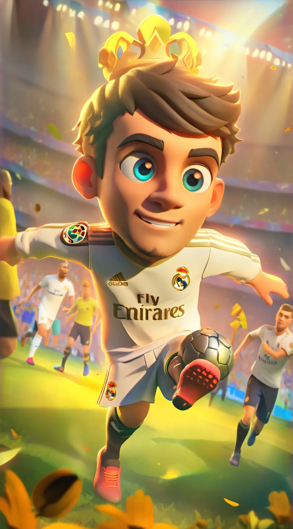 ai character: real madrid background