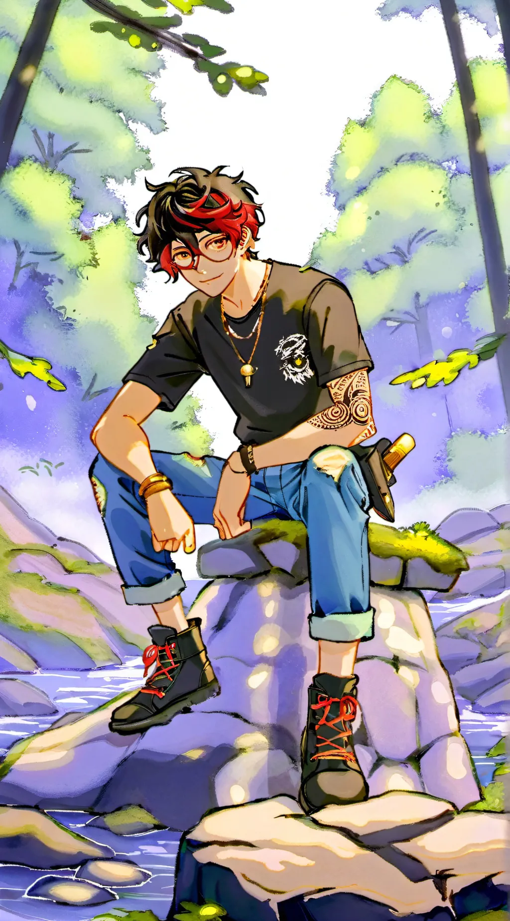 ai character: Daisuke/だいすけ background