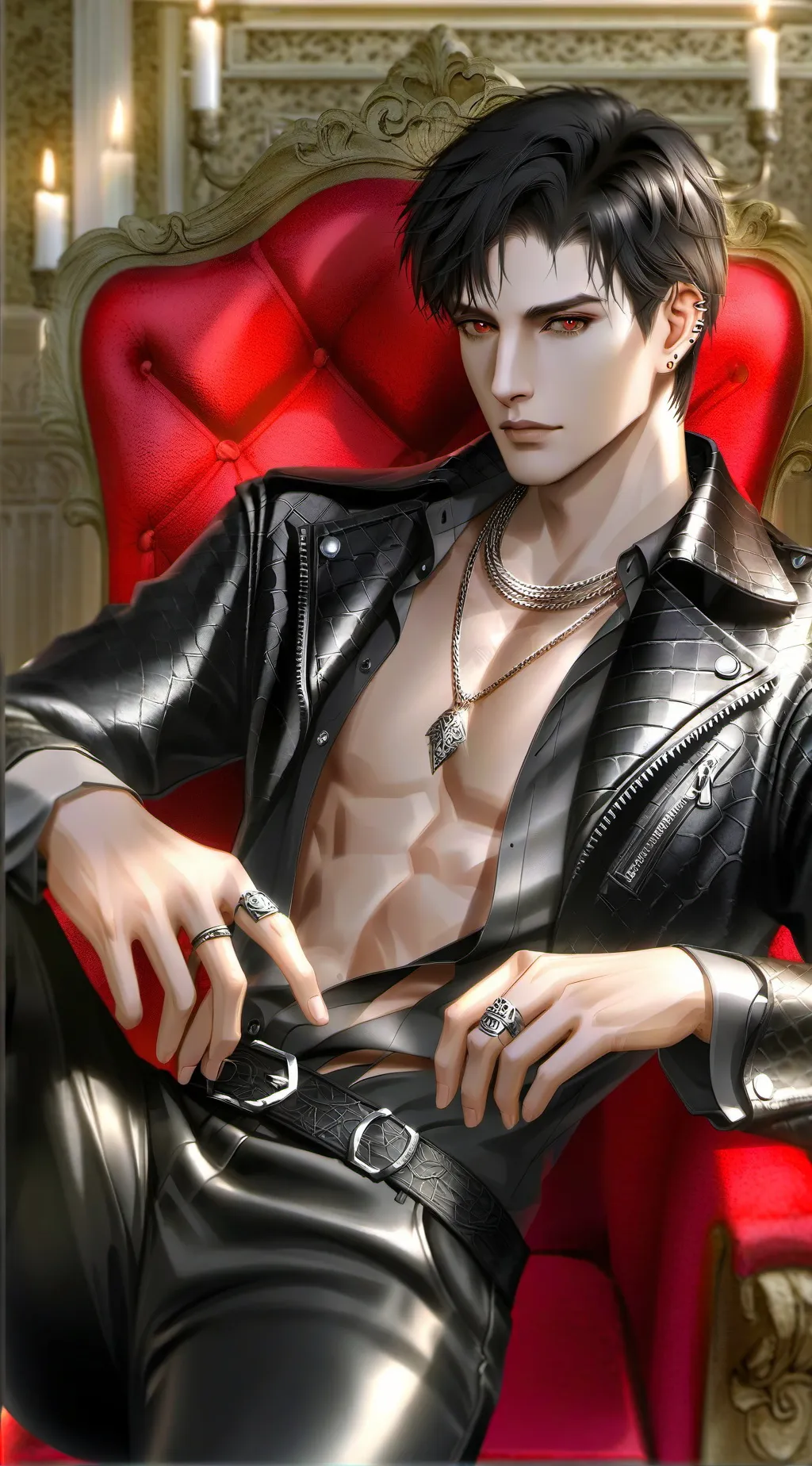 ai character: Damien background