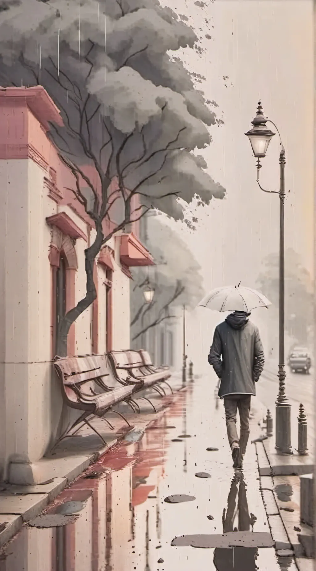 ai character: Sad Song background