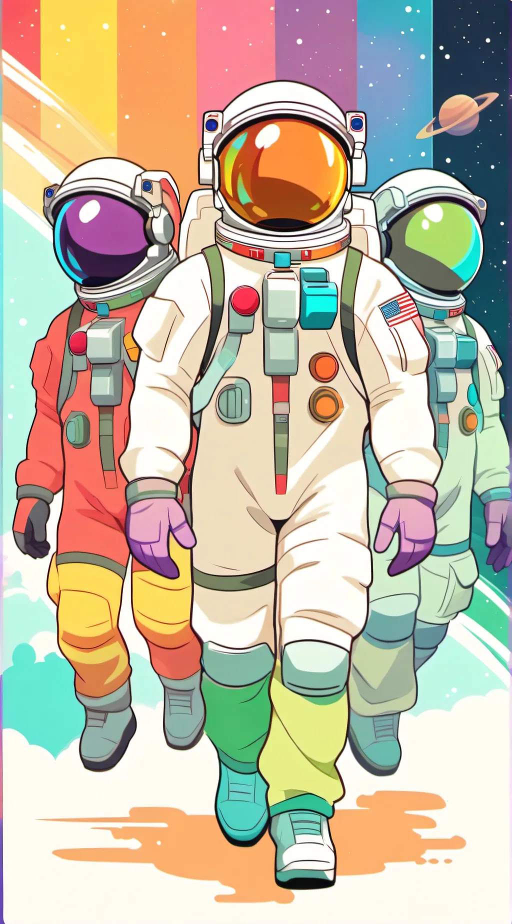 ai character: Among us  background