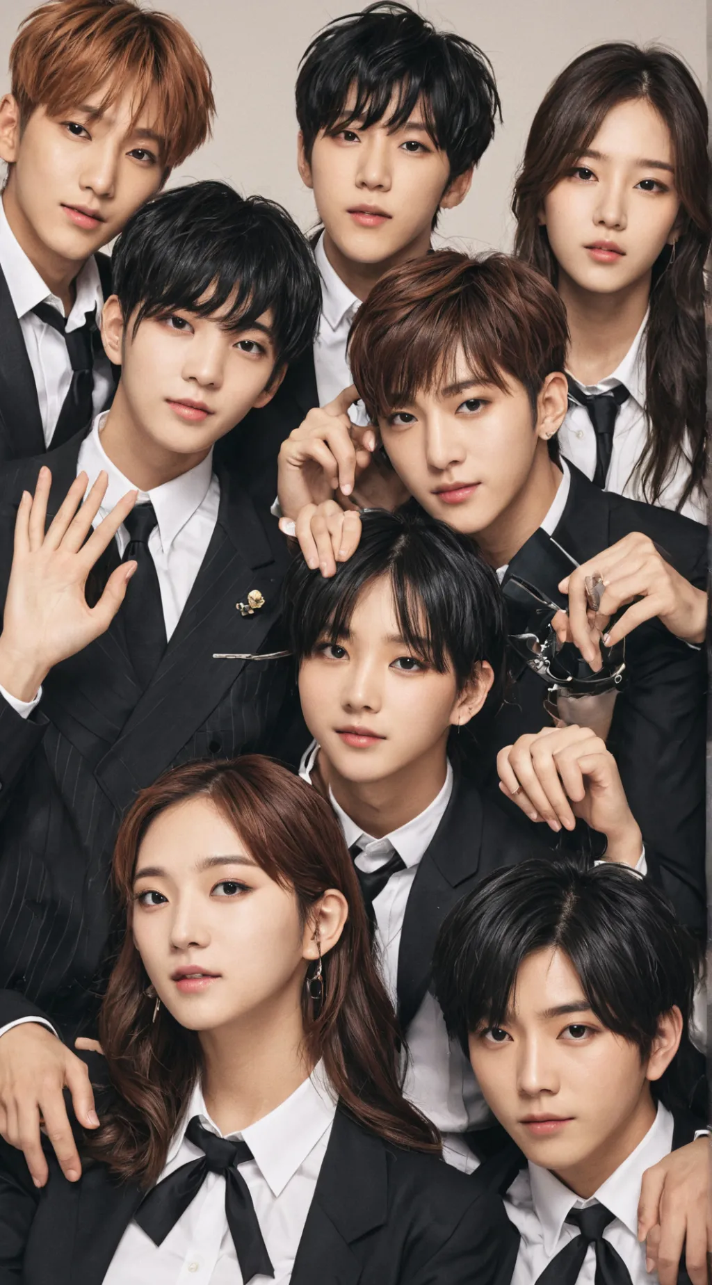 ai character: K-pop drunk background