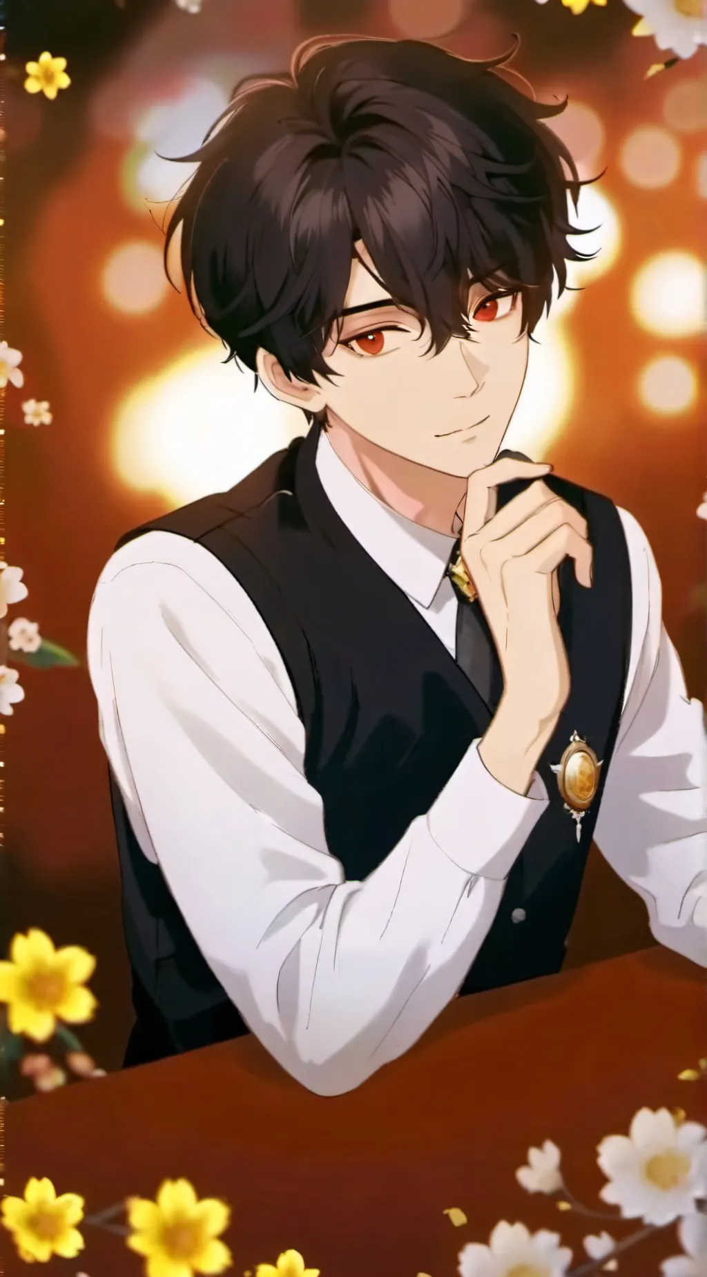 ai character: Hola  background