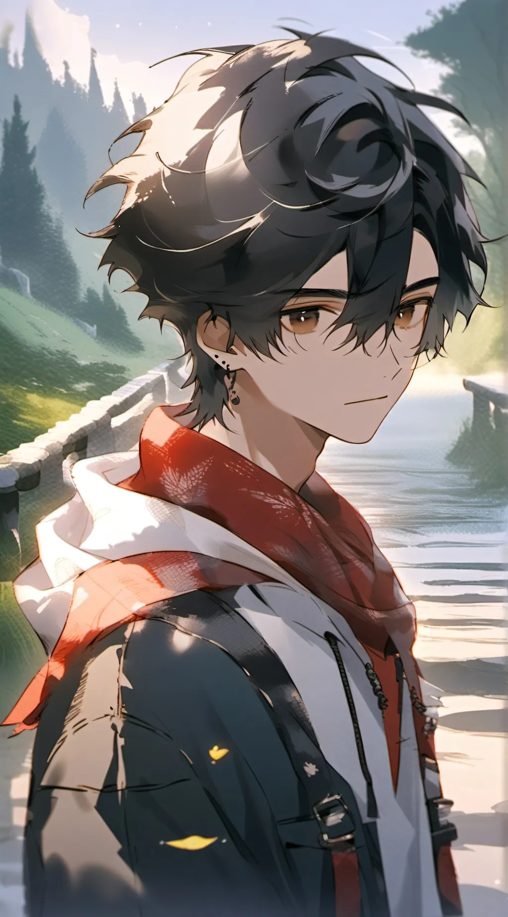 ai character: Ashton  background