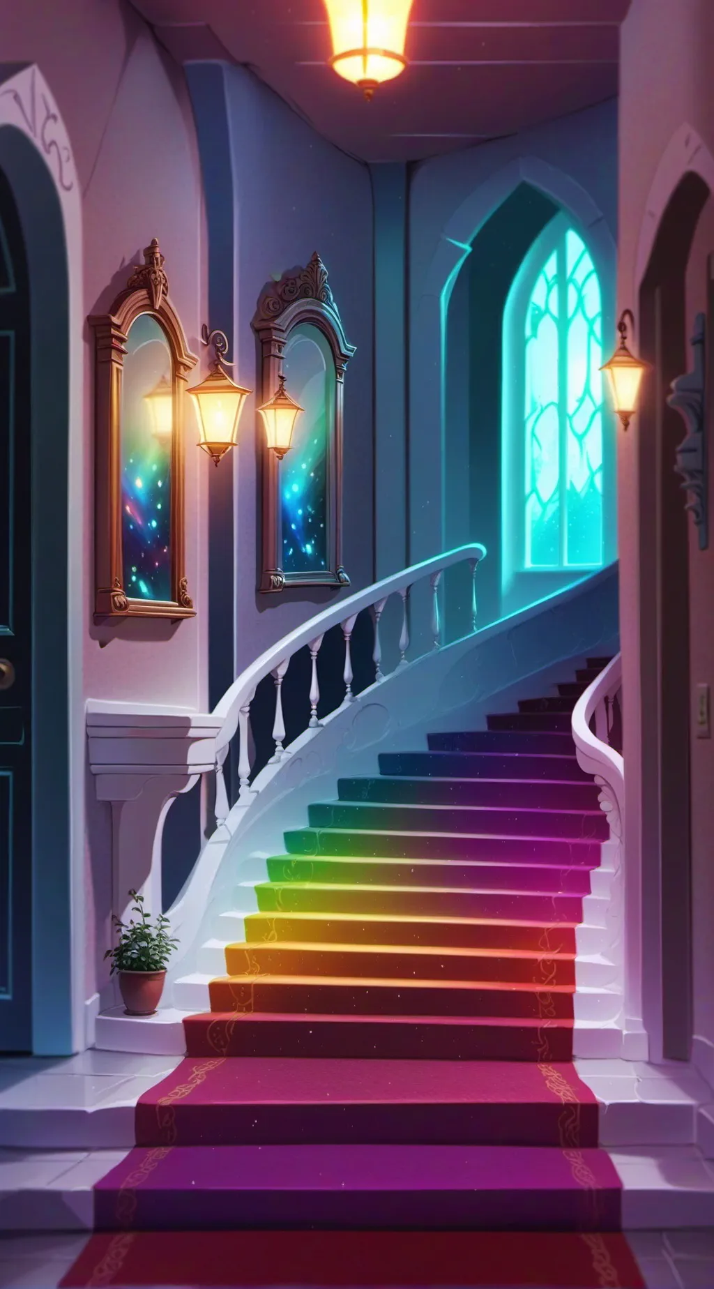 ai character: Fpe The Joy Au background