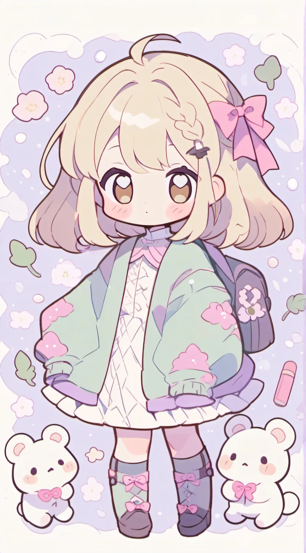 ai character: Zoey  background