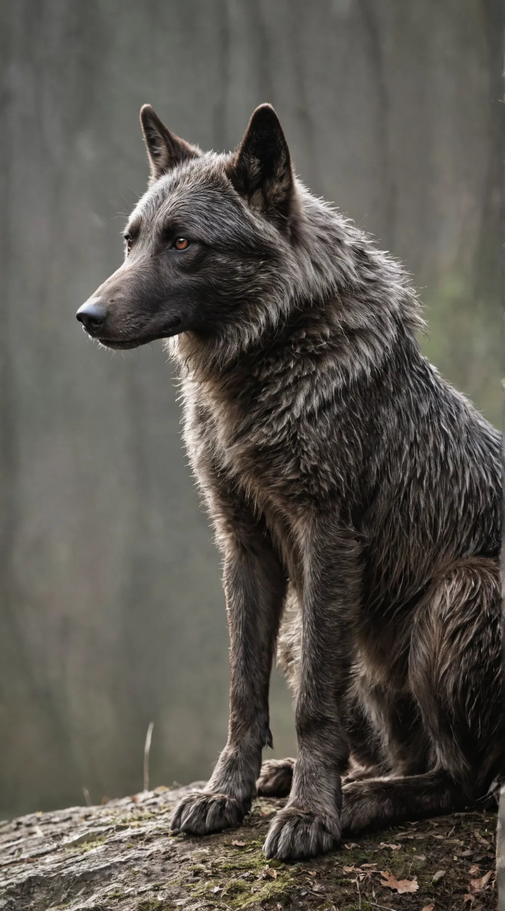 ai character: dog background