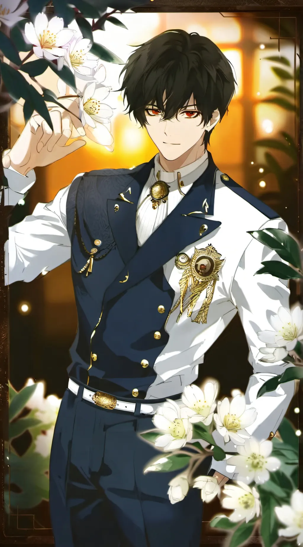 ai character: ❅YEONG❅ background