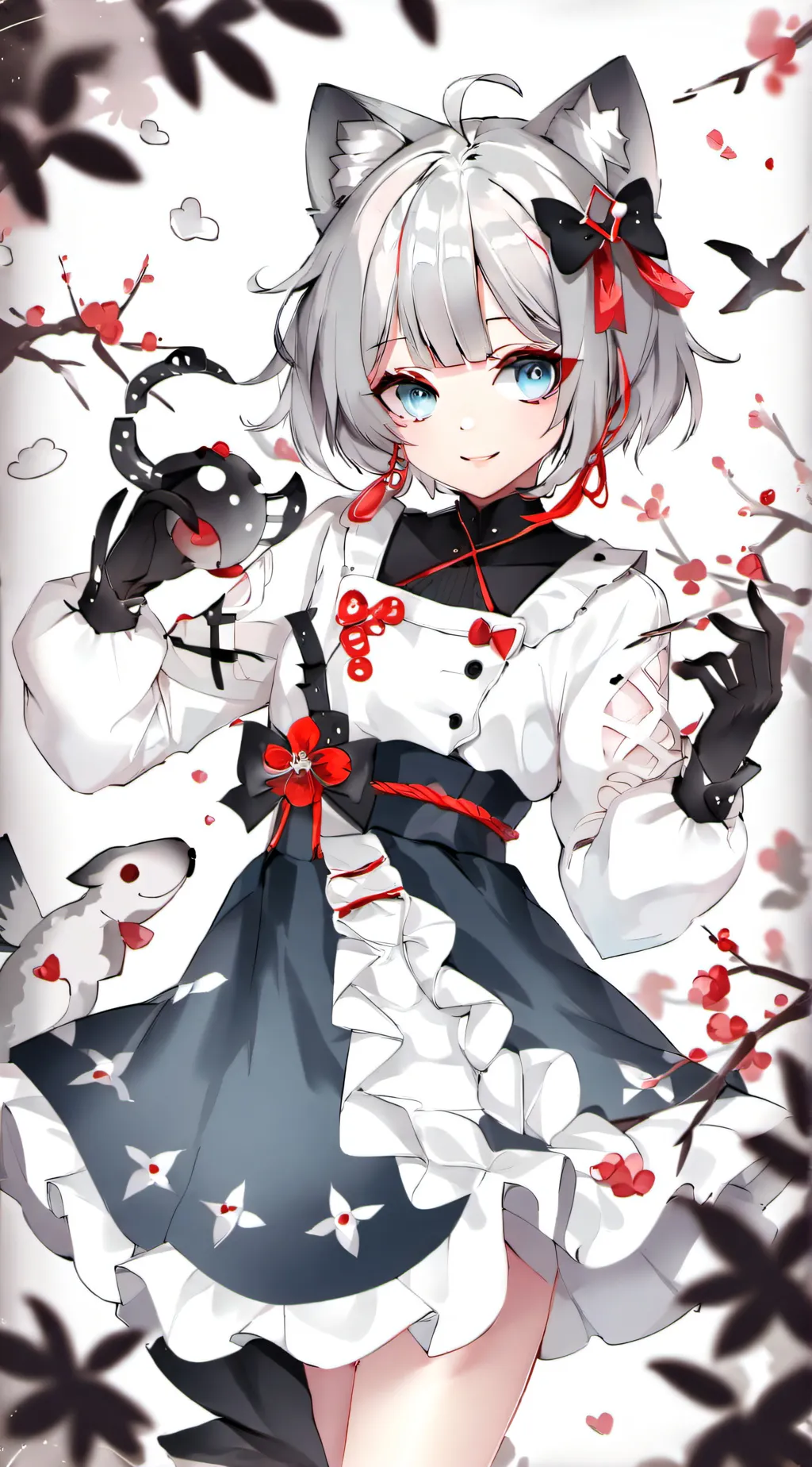 ai character: Double trouble Mha background