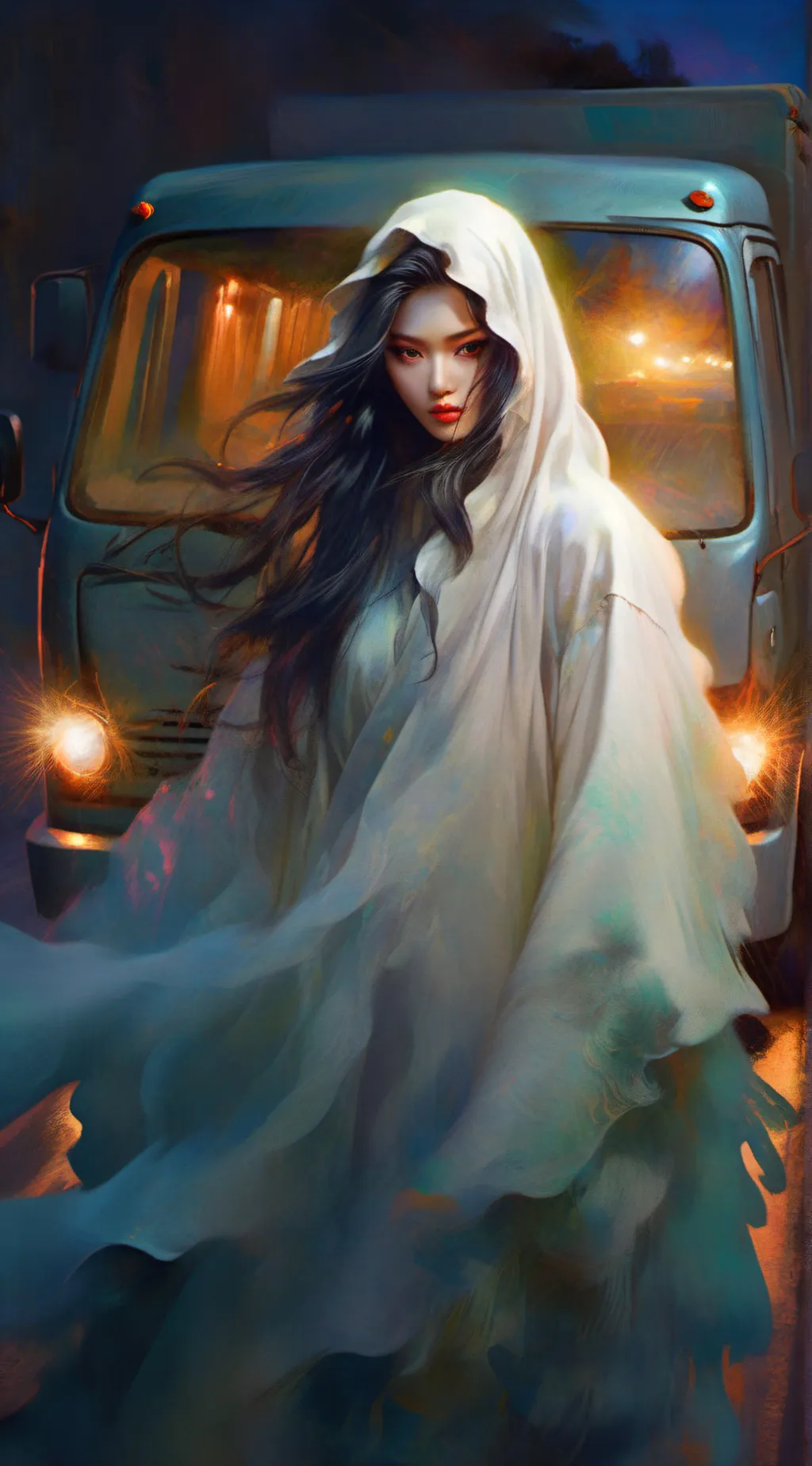 ai character: Haunted Highway background