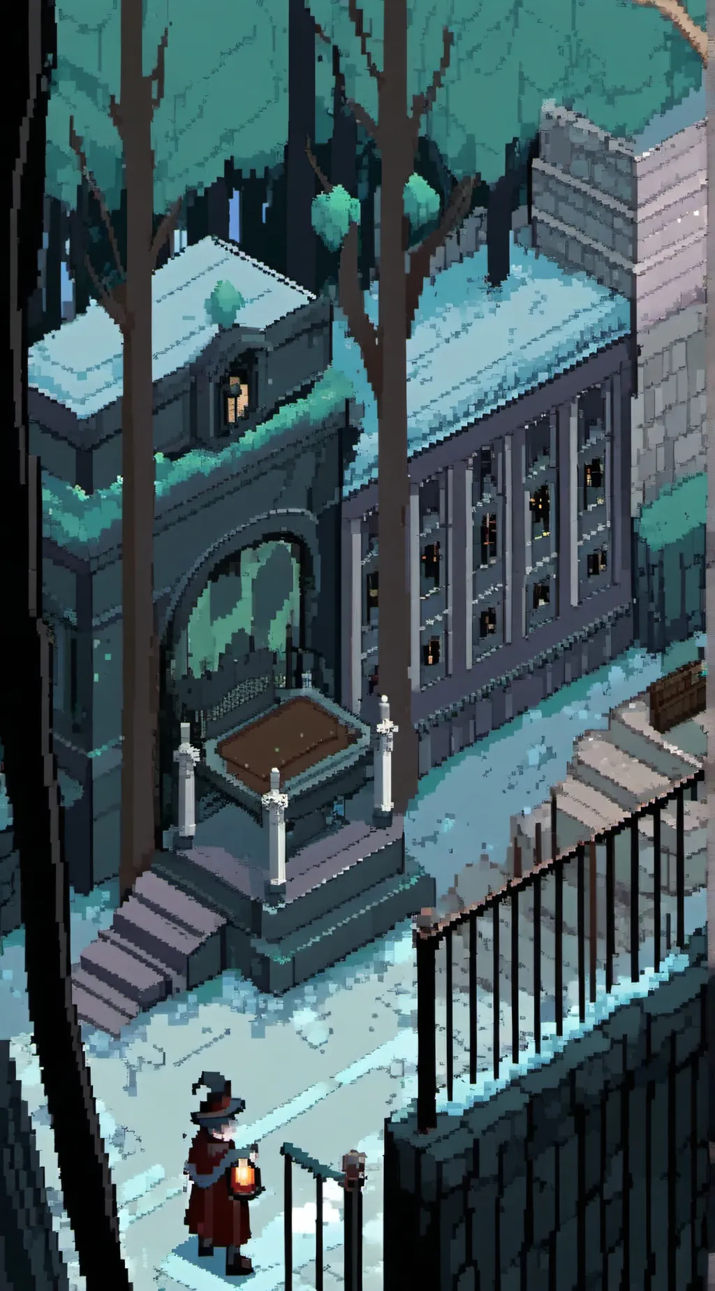 ai character: magic school  background